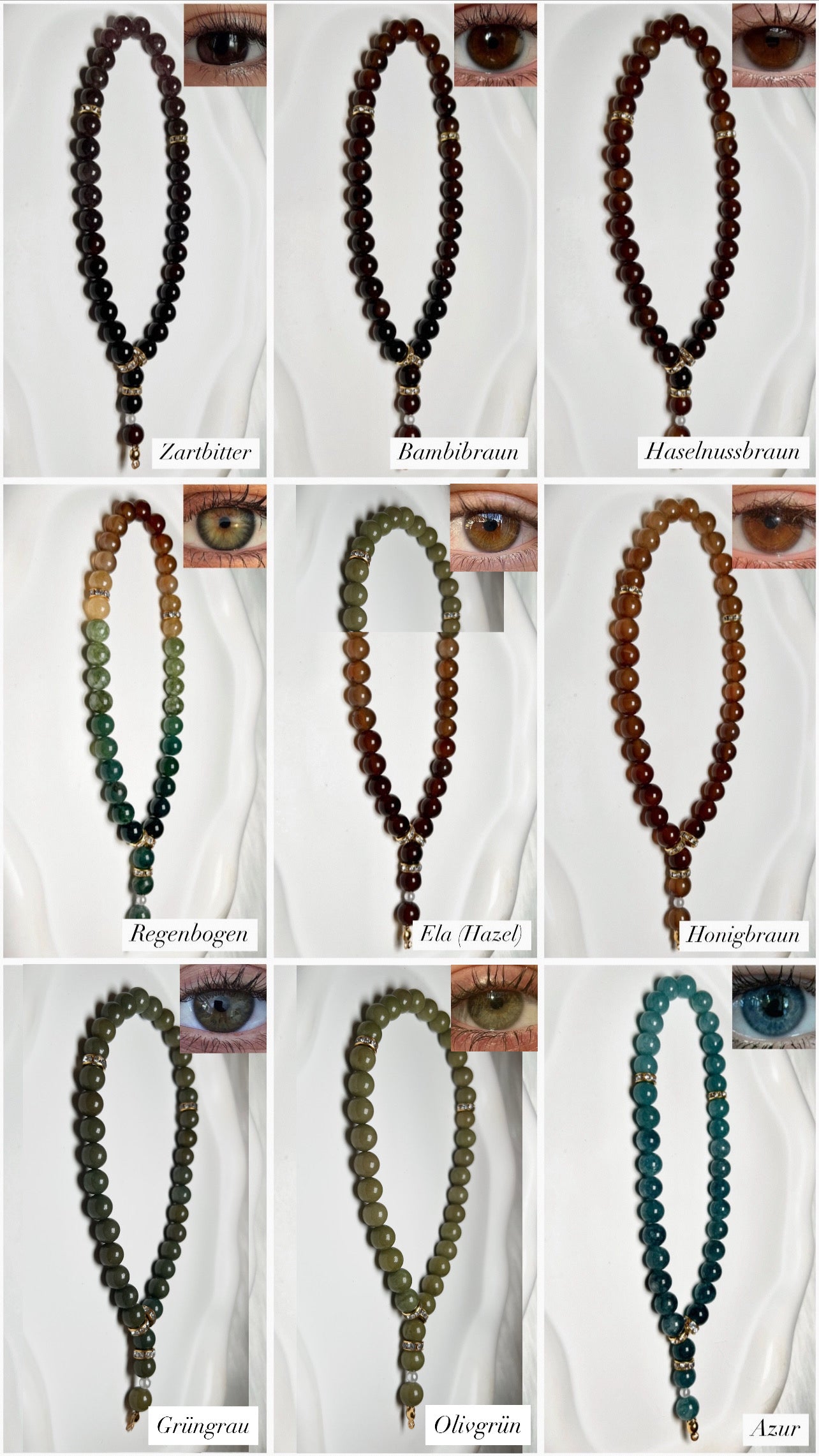 1 Augenfarben Tasbih