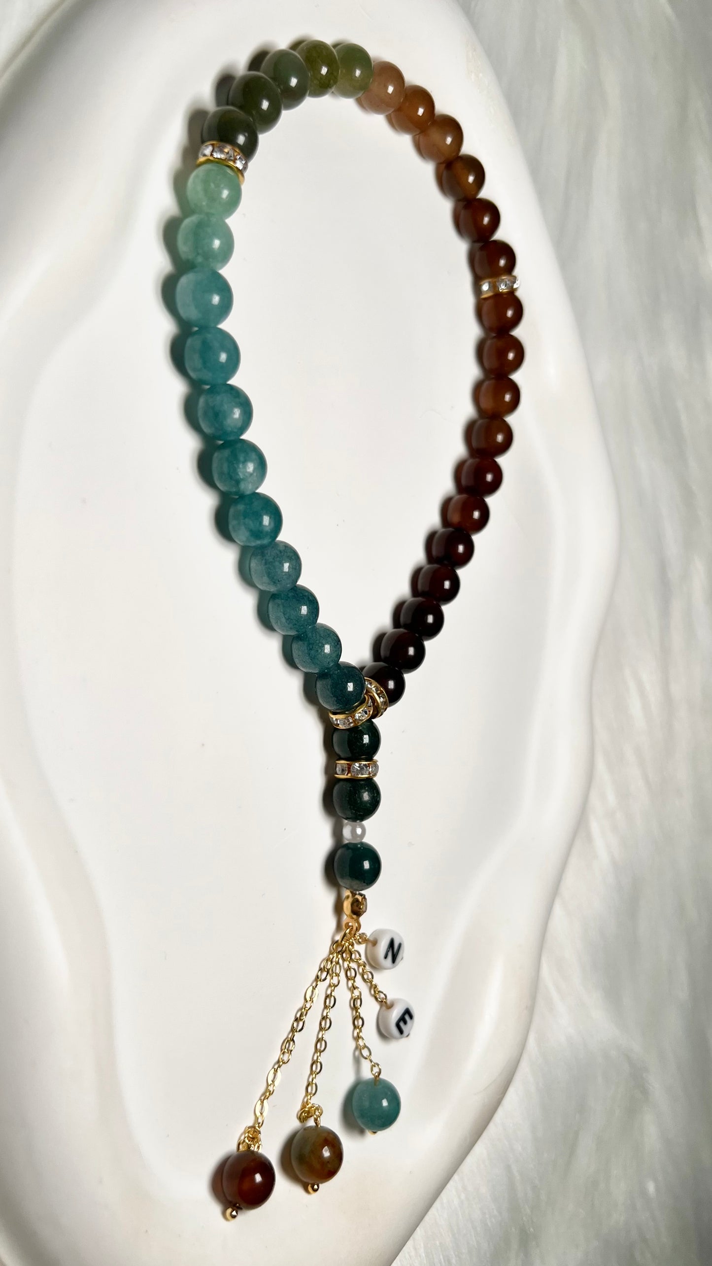 3 Augenfarben Tasbih