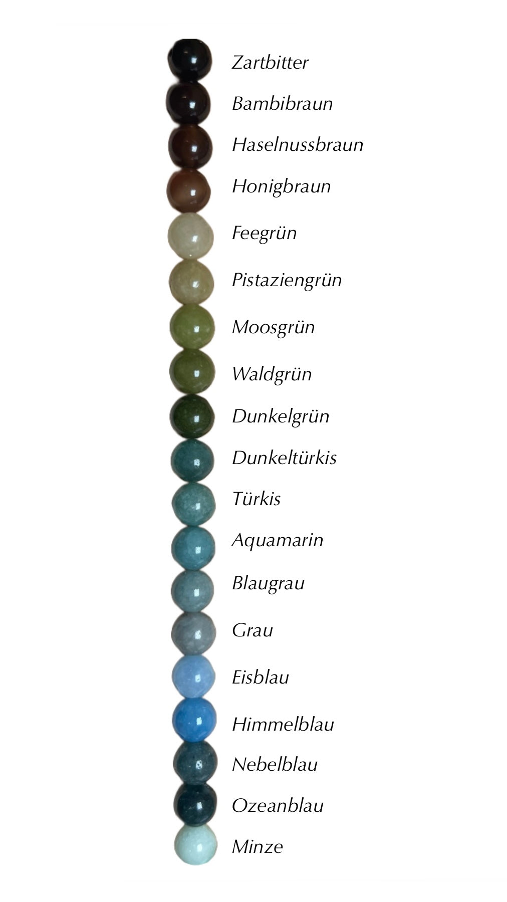 Personalisierte Augenfarben - Lesezeichen