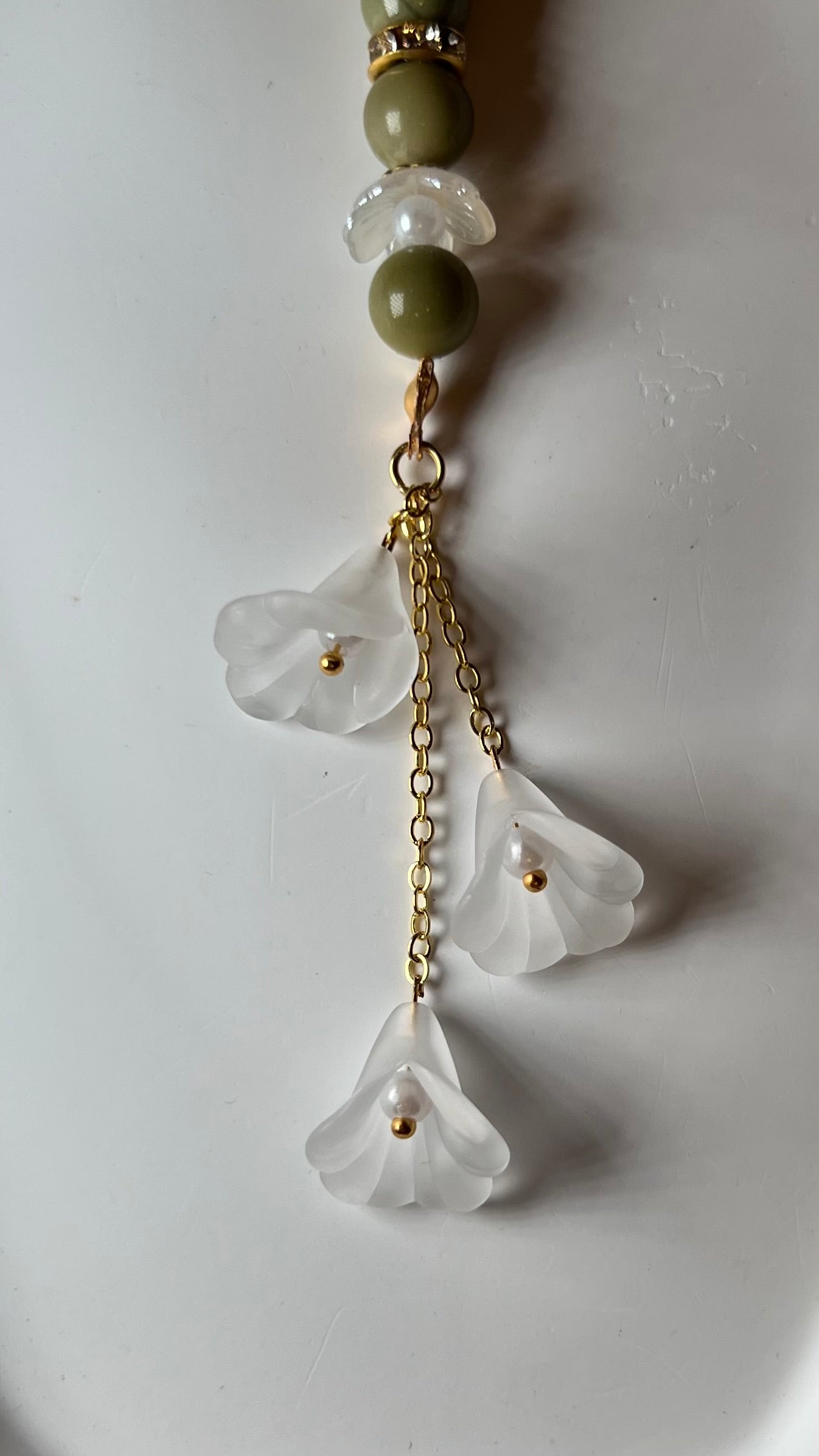 Calla-Lilie Tasbih (weiß)