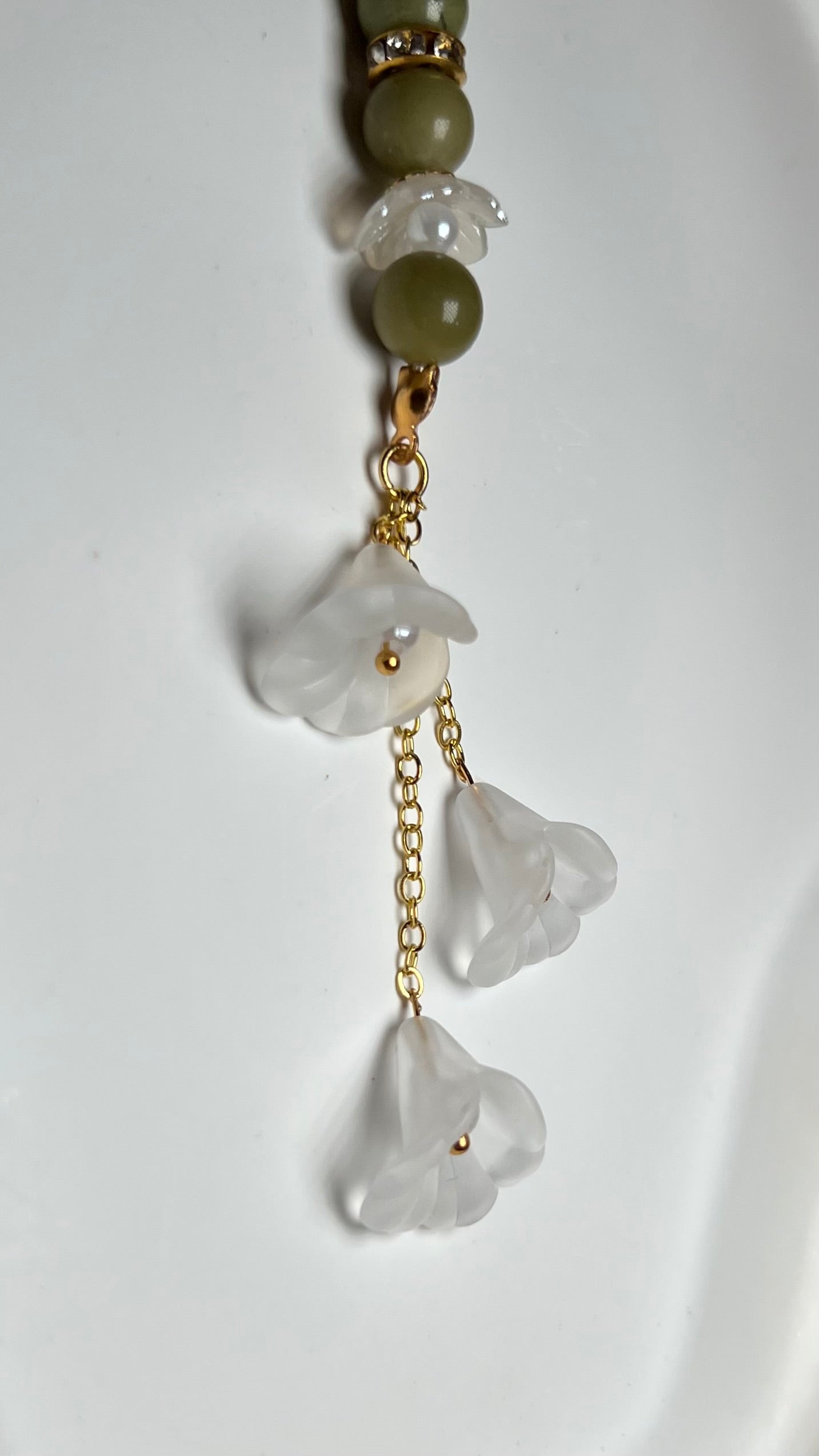 Calla-Lilie Tasbih (weiß)