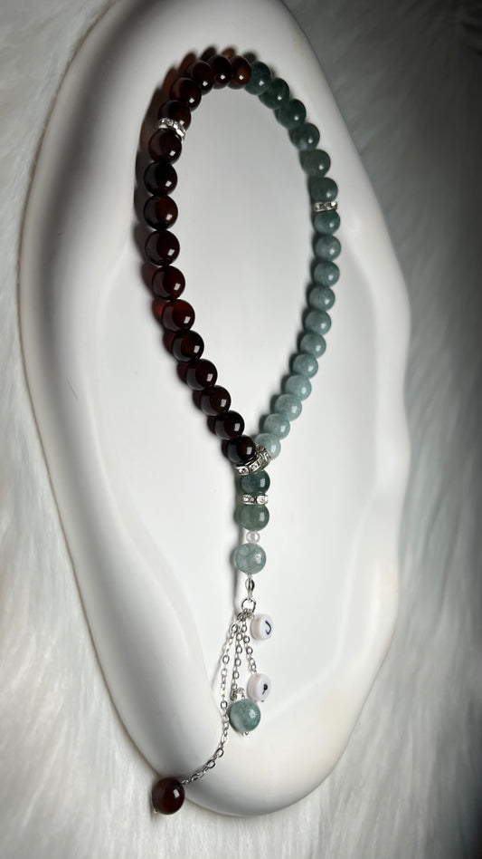 2 Augenfarben Tasbih
